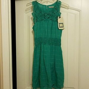 New w/ tags. Turquoise dress.